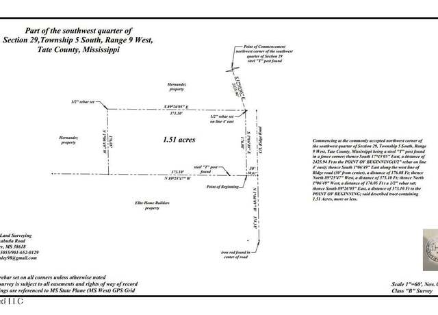Property at Ridge Road Rd, Sarah, MS 38665