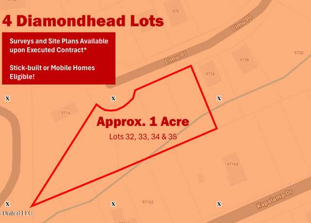 Property at Lots 32-35 Limu Pl, Diamondhead, MS 39525