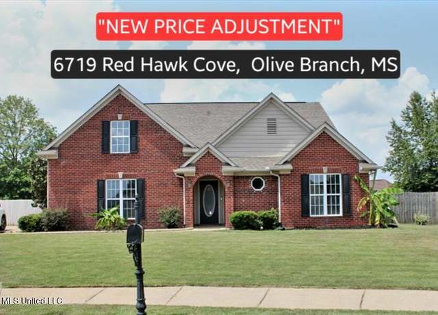 Property at 6719 Red Hawk Cv, Olive Branch, MS 38654, 5 beds, 3 baths