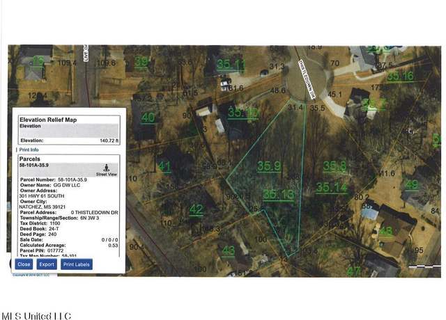 Property at Thistledown, Natchez, MS 39120