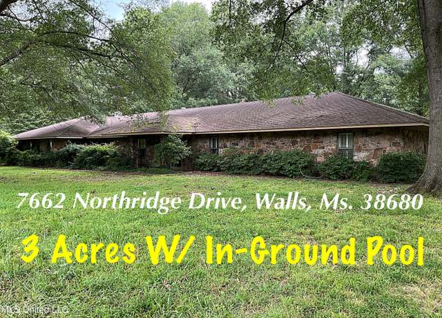 Property at 7662 Northridge Dr, Walls, MS 38680, 3 beds, 2 baths