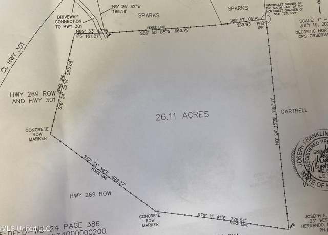 Property at Hwy. 301, Lake Cormorant, MS 38641
