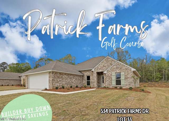 Property at 534 Patrick Farms Dr, Pearl, MS 39208, 3 beds, 2 baths