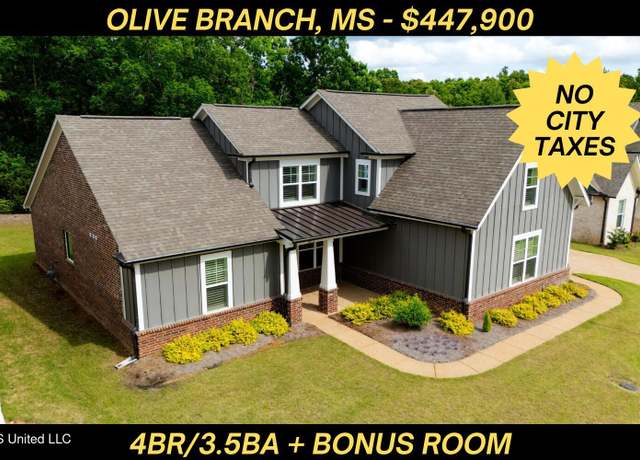 Property at 6472 Cataloochee Ln, Olive Branch, MS 38654, 4 beds, 3.5 baths