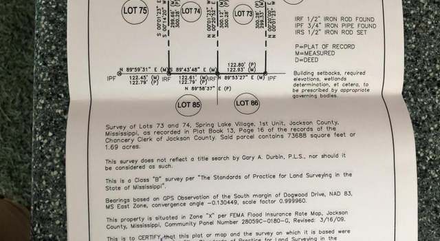 Photo of Dogwood Dr, Vancleave, MS 39565