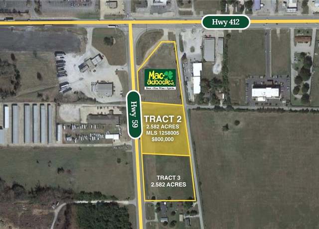 Property at Tract 2 Ok Hwy 59 & Hwy 412, Siloam Springs, OK 74338