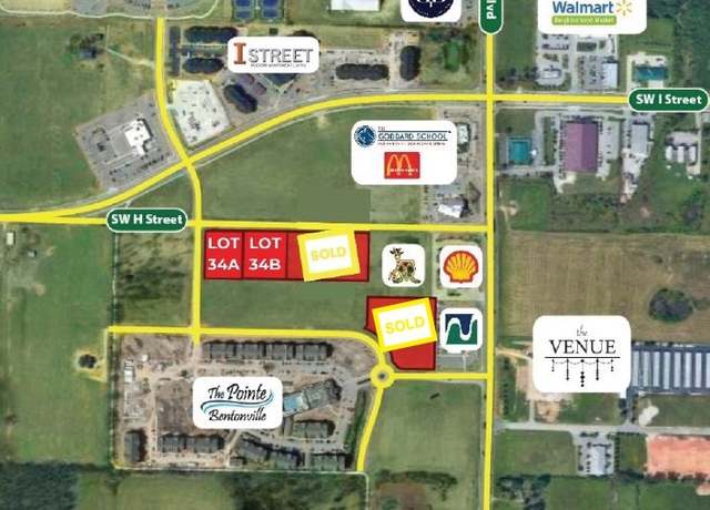 Property at Lot 34A SW H St, Bentonville, AR 72712