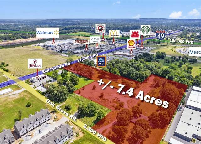 Property at 7.4 AC Elm Springs/oak Grove Rd, Springdale, AR 72762