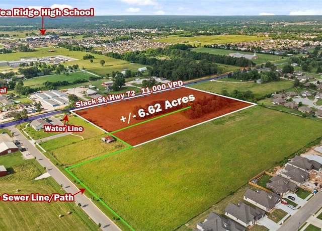 Property at 6.62 AC Slack St, Pea Ridge, AR 72751
