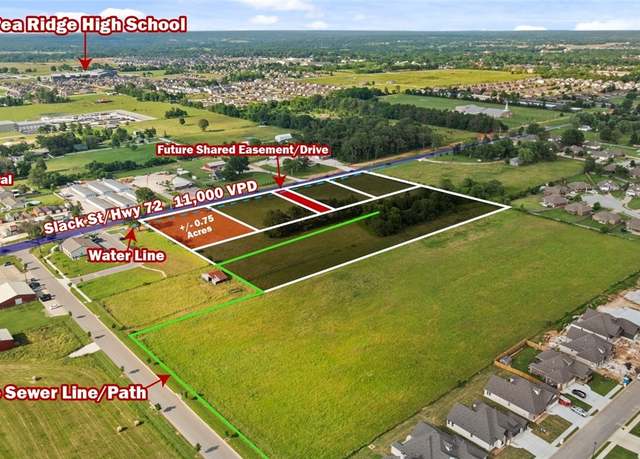 Property at 0.75 AC Slack St, Pea Ridge, AR 72751