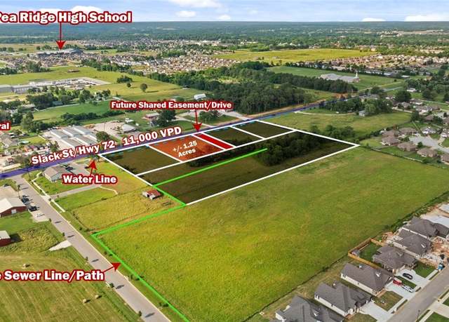 Property at 1.25 AC Slack St, Pea Ridge, AR 72751
