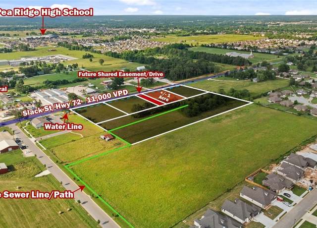 Property at 1 AC Slack St, Pea Ridge, AR 72751
