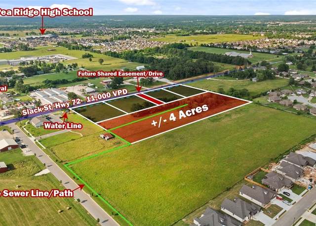 Property at 4 AC Slack St, Pea Ridge, AR 72751