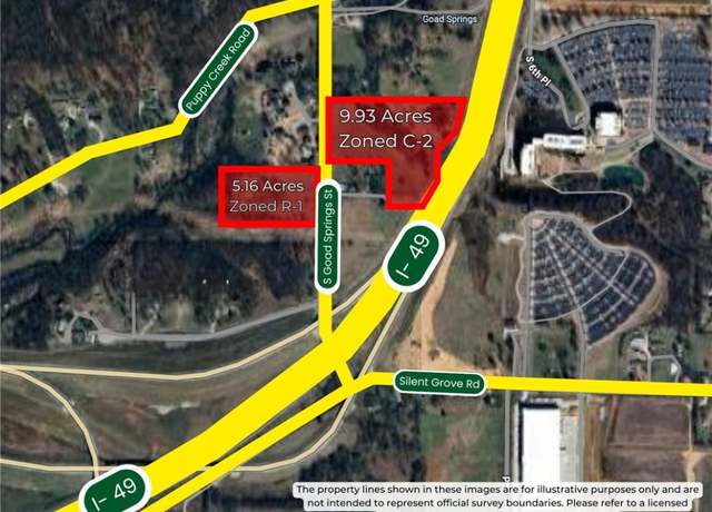 Property at 5.16 AC Goad Springs St, Lowell, AR 72745