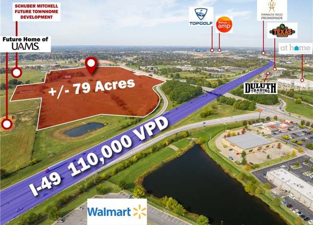 Property at 79 AC W Pleasant Grove Rd, Rogers, AR 72758