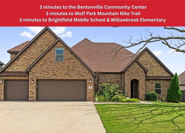 Property at 4605 SW Barton St, Bentonville, AR 72713, 5 beds, 3 baths