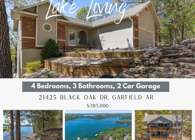 Property at 21425 Black Oak Dr, Garfield, AR 72732, 4 beds, 3 baths