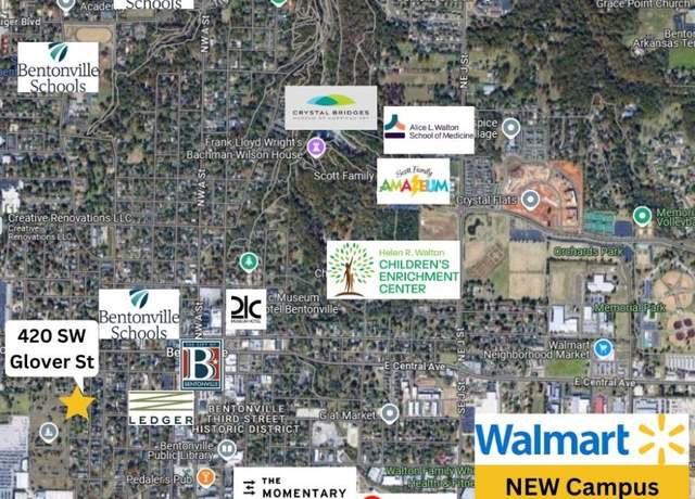 Property at 420 SW Glover St, Bentonville, AR 72712