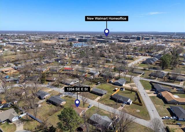 Property at 1204 SE E St, Bentonville, AR 72712, 2 beds, 1 bath