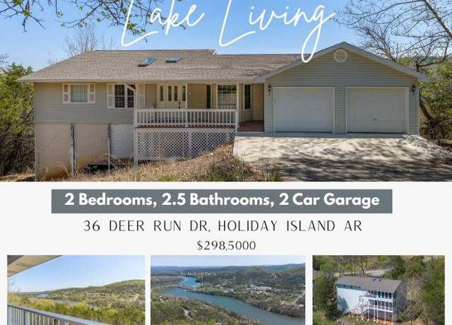 Property at 36 Deer Run Dr, Holiday Island, AR 72631, 2 beds, 2.5 baths