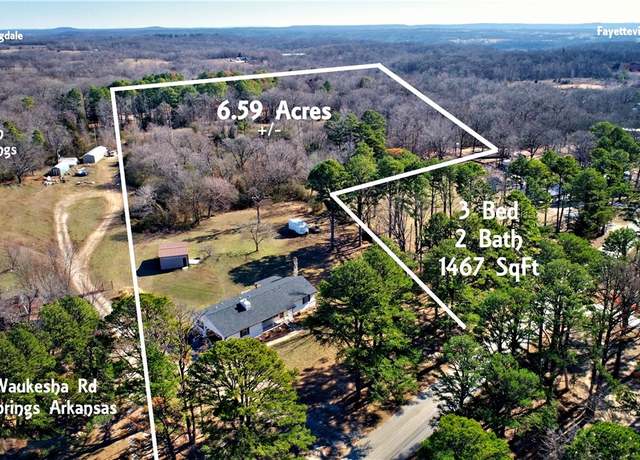 Property at 3001 Waukesha Rd, Siloam Springs, AR 72761, 3 beds, 2 baths