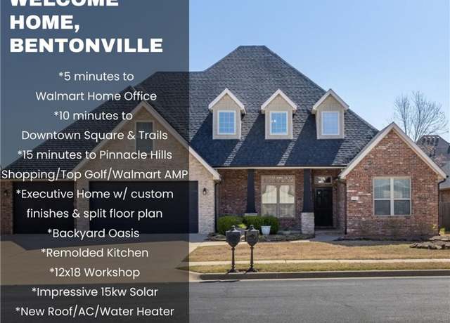 Property at 503 SE Fullerton St, Bentonville, AR 72712, 4 beds, 3.5 baths
