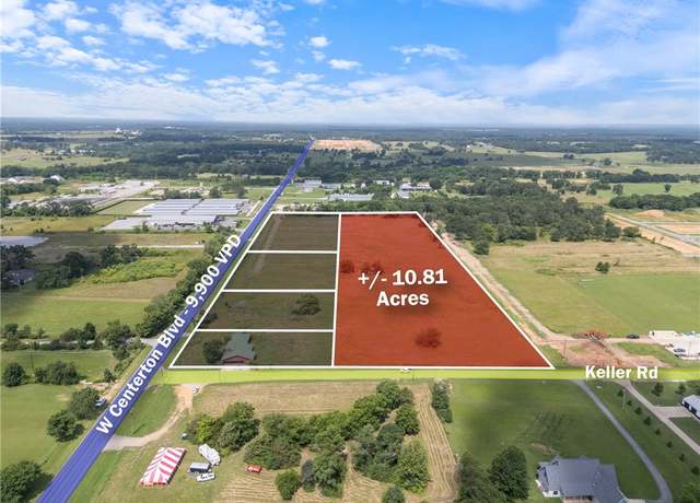 Property at 111 Keller Rd Unit 10.81 Acres, Centerton, AR 72719