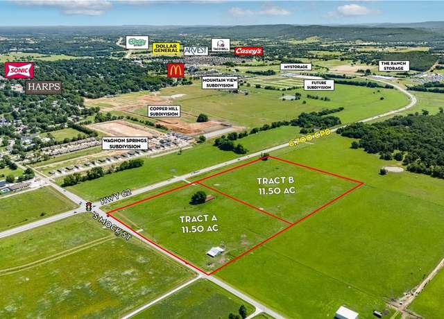 Property at 11.5 +/- AC Tract A Hwy 62 & Hogeye Rd, Prairie Grove, AR 72753