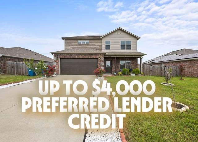 Property at 6706 SW Pilgrim Rd, Bentonville, AR 72713, 5 beds, 3.5 baths
