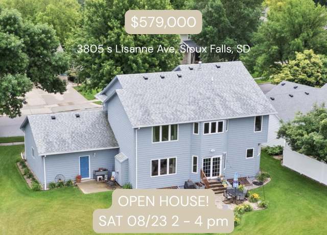 Property at 3805 S Lisanne Ave, Sioux Falls, SD 57103, 4 beds, 2.5 baths