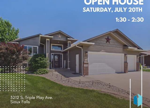Property at 3212 S Triple Play Ave, Sioux Falls, SD 57110, 4 beds, 2 baths