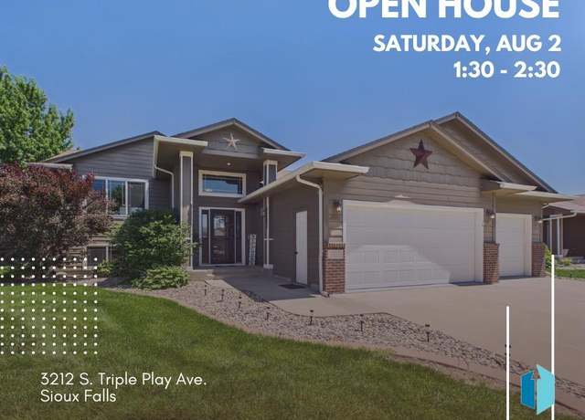 Property at 3212 S Triple Play Ave, Sioux Falls, SD 57110, 4 beds, 2 baths