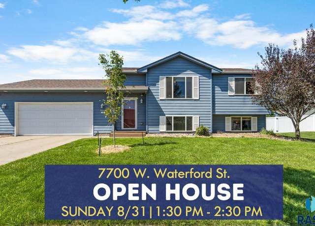 Property at 7700 W Waterford St, Sioux Falls, SD 57106, 4 beds, 2 baths