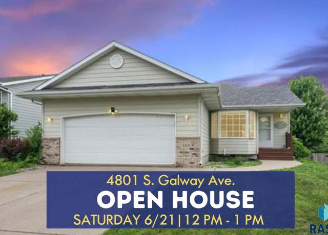 Property at 4801 S Galway Ave, Sioux Falls, SD 57106, 3 beds, 2 baths