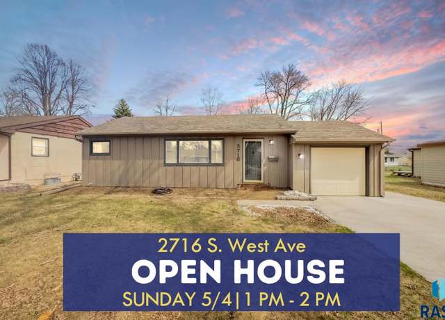 Property at 2716 S West Ave, Sioux Falls, SD 57105, 3 beds, 2 baths