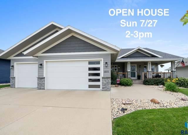 Property at 6805 E Dugout Ln, Sioux Falls, SD 57110, 5 beds, 3 baths