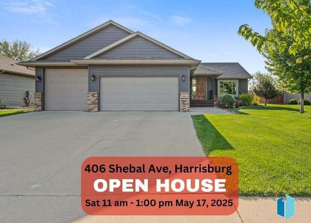 Property at 406 S Shebal Ave, Harrisburg, SD 57032, 5 beds, 3 baths
