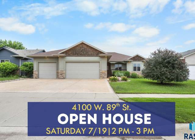 Property at 4100 W 89th St, Sioux Falls, SD 57108, 5 beds, 3 baths