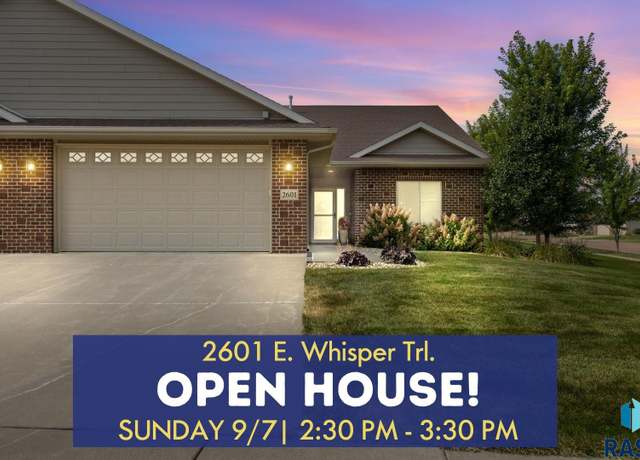 Property at 2601 E Whisper Trl, Sioux Falls, SD 57108, 2 beds, 2 baths