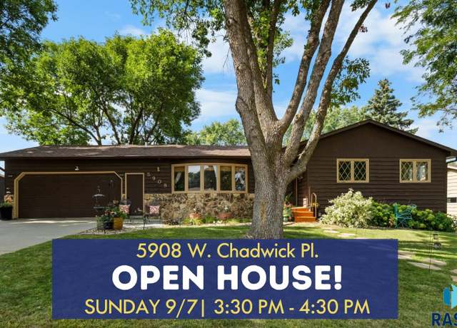 Property at 5908 W Chadwick Pl, Sioux Falls, SD 57106, 4 beds, 3 baths