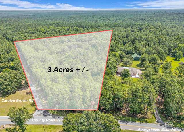 Property at 3 ACRES County Road 39, Stapleton, AL 36578