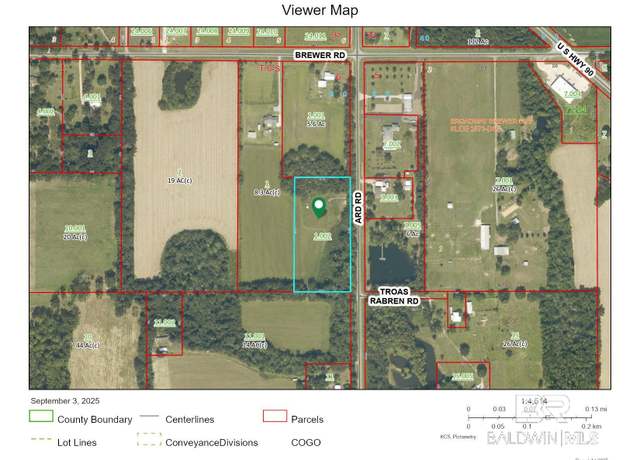 Property at 22865 Ard Rd, Robertsdale, AL 36567