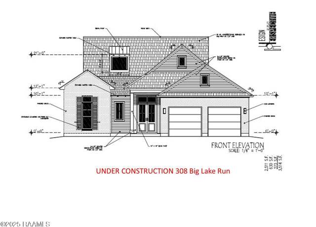 Property at 308 Big Lake Run, Youngsville, LA 70592, 4 beds, 3 baths