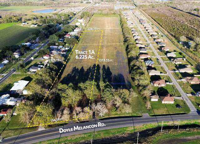 Property at Tbd Doyle Melancon Lot 1a Rd, Breaux Bridge, LA 70517