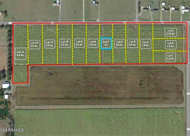 Property at 2700 Blk Peach Bloom Hwy Lot 7, Church Point, LA 70525
