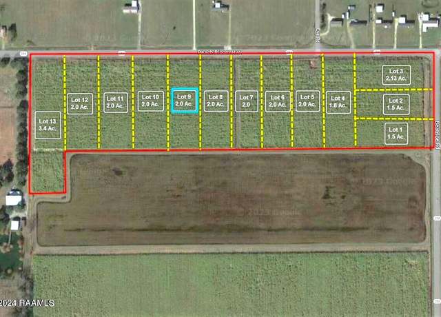Property at 2700 Blk Peach Bloom Hwy Lot 9, Church Point, LA 70525
