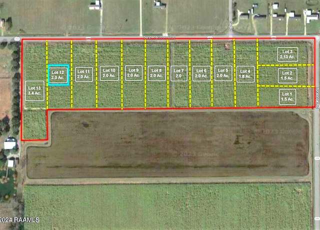 Property at 2700 Blk Peach Bloom Hwy Lot 12, Church Point, LA 70525