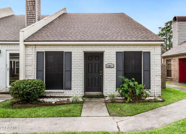 Property at 103 Williamsburg Cir Unit D, Lafayette, LA 70508, 3 beds, 2 baths