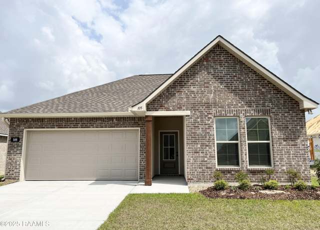 Property at 105 Fearless Ave, Youngsville, LA 70592, 4 beds, 2.5 baths