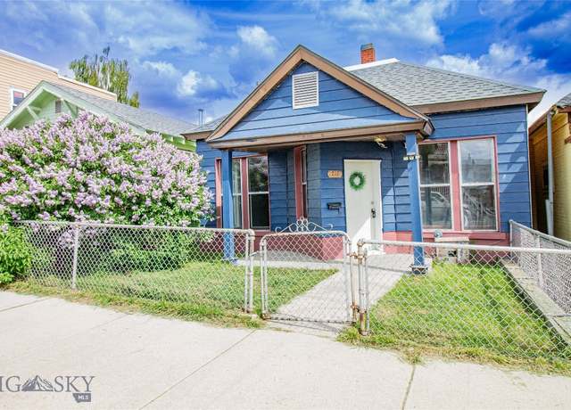 Property at 717 W Quartz St, Butte, MT 59701, 2 beds, 1 bath